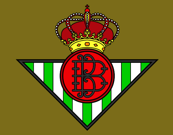 Dibujo Escudo del Real Betis Balompié pintado por CORVETTE