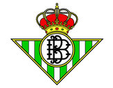 Dibujo Escudo del Real Betis Balompié pintado por mompito