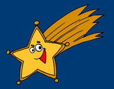 Dibujo Estrella fugaz pintado por  luluamor 