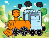 Dibujo Locomotora de vapor pintado por camilo50