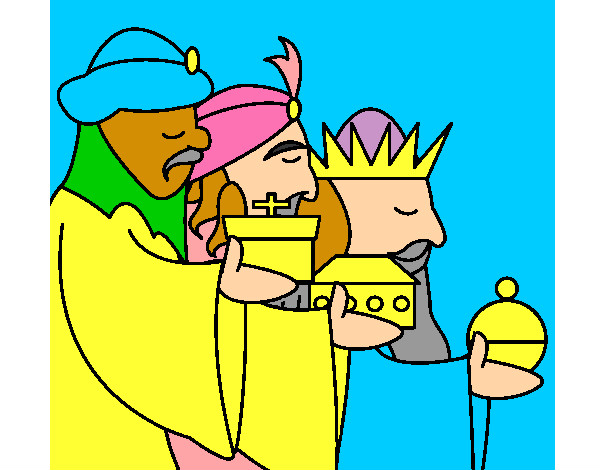 Dibujo Los Reyes Magos 3 pintado por danielarce
