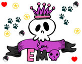 Dibujo Love Emo pintado por Yogui