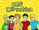 Dibujo One Direction 3 pintado por lesliepa
