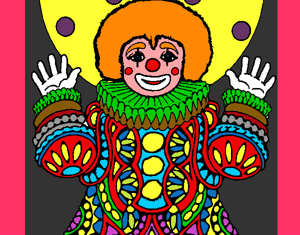 Payaso colorido