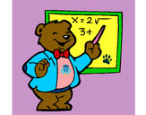 Dibujo Profesor oso pintado por michkim