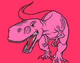 Dibujo Tiranosaurio Rex enfadado pintado por israeltm