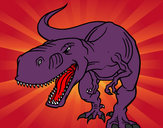 Dibujo Tiranosaurio Rex enfadado pintado por JUAPIS