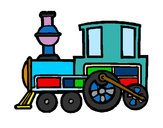 Dibujo Tren 2 pintado por jossie01