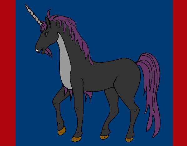 Dibujo Unicornio II pintado por alan38