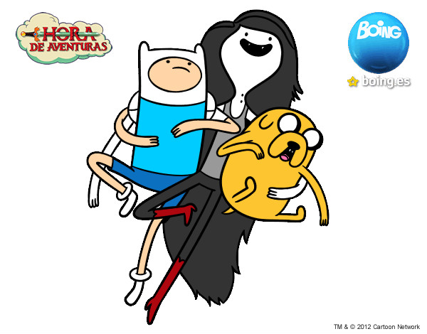 MARCELINE,FINNE Y JAKE