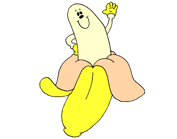 Dibujo Banana pintado por marializ