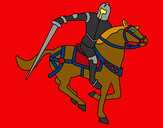 Dibujo Caballero a caballo IV pintado por edwa75