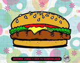 Dibujo Crea tu hamburguesa pintado por Aleja34444