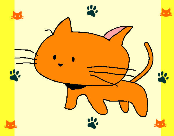 Dibujo Cría de gato pintado por Luciagm