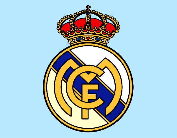 Dibujo Escudo del Real Madrid C.F. pintado por Pablosiete