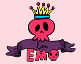 Dibujo Love Emo pintado por EvaM