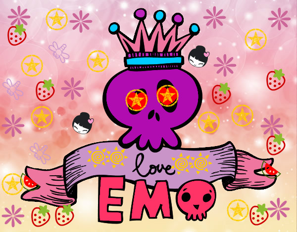 Dibujo Love Emo pintado por Renesmee_j