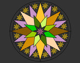 Dibujo Mandala 28 pintado por queyla