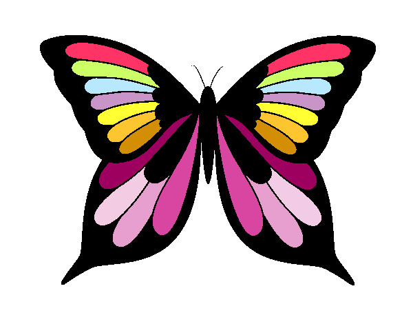 Dibujo Mariposa 8 pintado por Alba-R