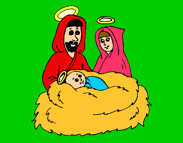 Dibujo Natividad pintado por Danneliese