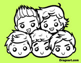 Dibujo One Direction 2 pintado por mimota