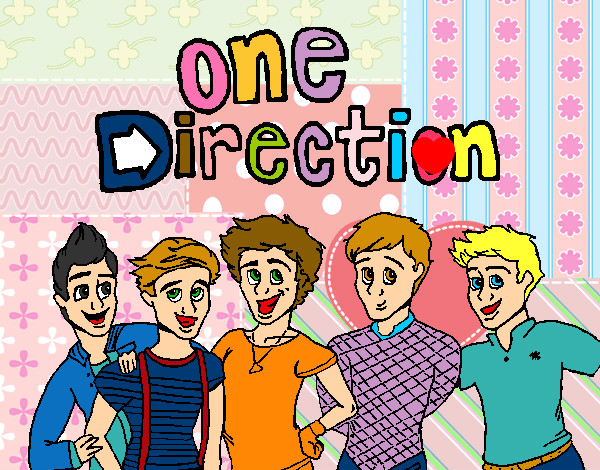 Dibujo One Direction 3 pintado por Selenaa