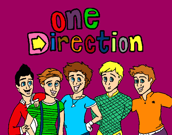 Dibujo One Direction 3 pintado por zayn 