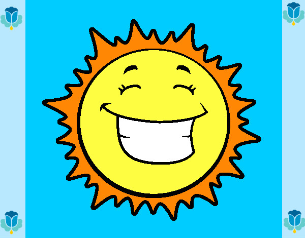 Dibujo Sol sonriendo pintado por Tashaly 