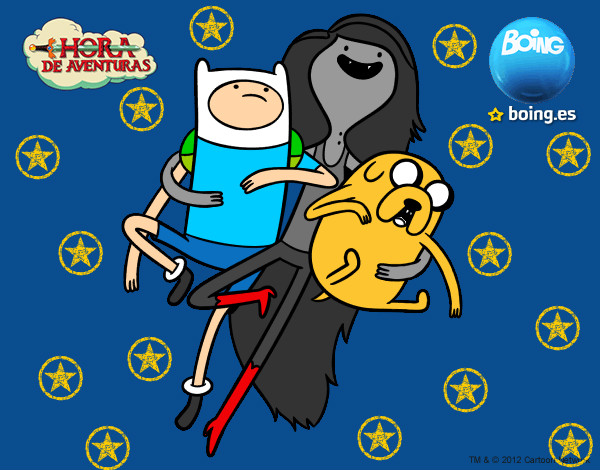 Marceline, Finn y Jake