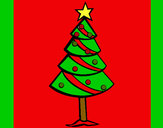 Dibujo Árbol de navidad II pintado por tomzayli