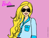 Dibujo Barbie con gafas de sol pintado por Sole-tbt