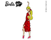 Dibujo Barbie flamenca pintado por lmiriam89