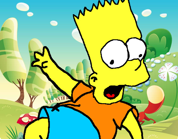 Dibujo Bart 2 pintado por desi10