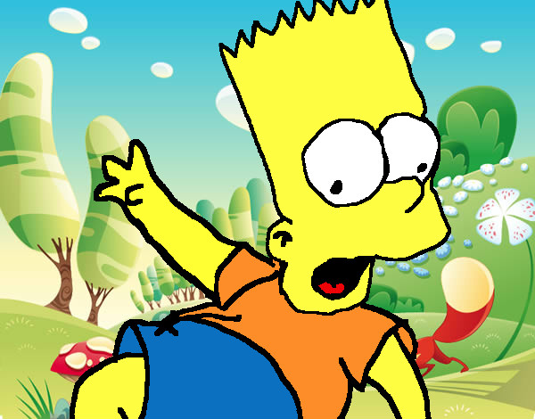 Dibujo Bart 2 pintado por kuka_racha