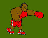 Dibujo Boxeador pintado por federicci