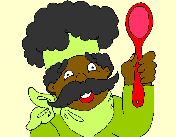 Chef con bigote