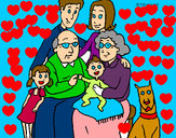 Dibujo Familia pintado por blairsita