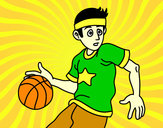 Dibujo Jugador de básquet junior pintado por goku4