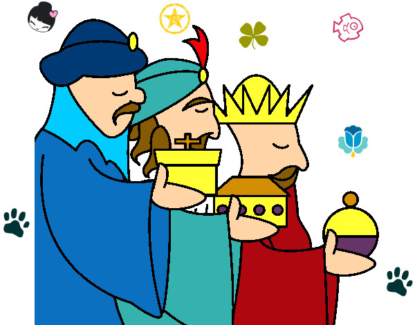 Dibujo Los Reyes Magos 3 pintado por jesusrjrrj