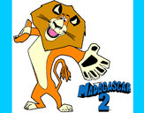 Dibujo Madagascar 2 Alex 2 pintado por roxsy