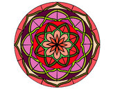 Dibujo Mandala 6 pintado por galatea