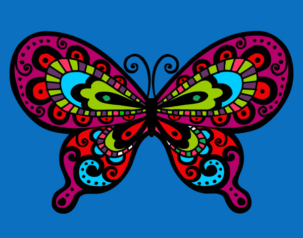 Dibujo Mariposa bonita pintado por donnaxa