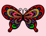 Dibujo Mariposa bonita pintado por naxa