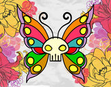 Dibujo Mariposa Emo pintado por chanin