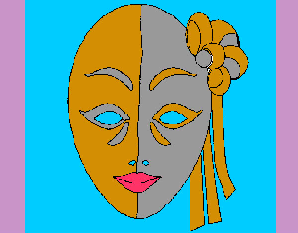 Dibujo Máscara italiana pintado por roxsy