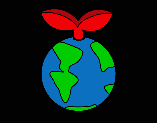 Dibujo Planeta limpio pintado por donnaxa