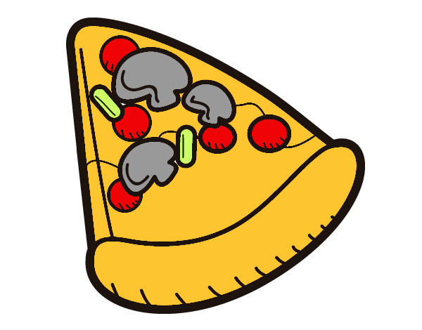 Porción de pizza