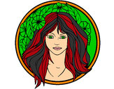 Dibujo Princesa del bosque 2 pintado por JOHA2