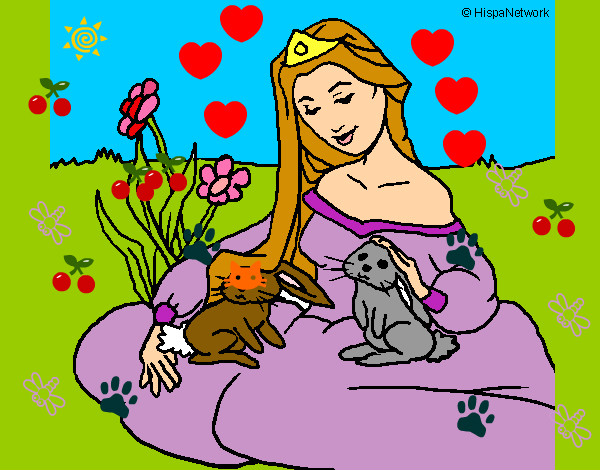 la princesa y sus mascotas