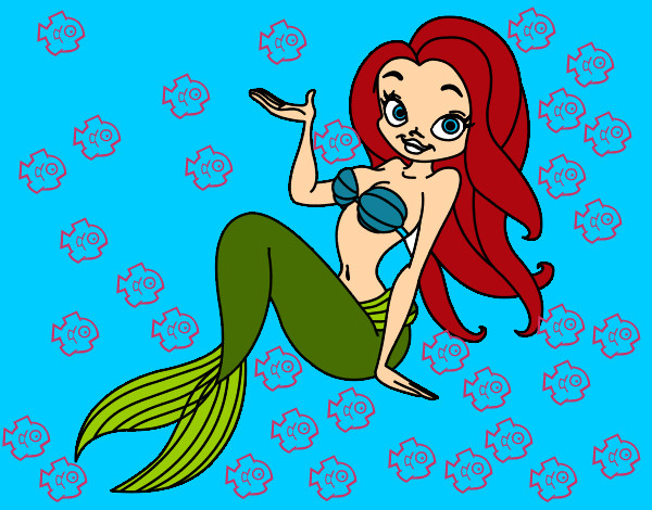Dibujo Sirena sexy pintado por danny3314